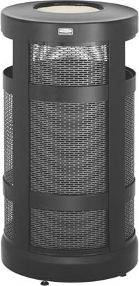 Poubelle extérieure Architek avec urne de sable 17 gal #RB0A17SUNOI Poubelle extérieure Architek avec urne de sable 17 gal #RB0A17SUNOI