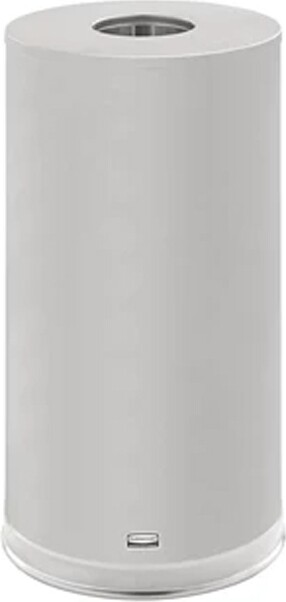 Metallic Decorative Waste Container, 15 gal #RBCC16SSSGL