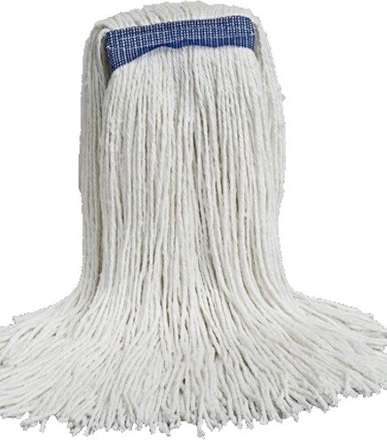 Sentrex Cutted-End Wet Mop with Narrow Band, White #MR134827BLA Sentrex Cutted-End Wet Mop with Narrow Band, White #MR134827BLA