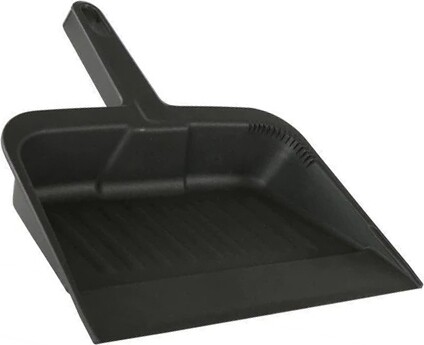 12" Plastic Dust Pan, Black #GL003005000