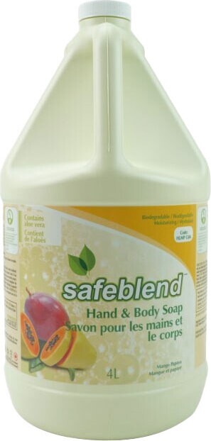 SAFEBLEND Hand And Body Soap Mango Papaya #JVECO340G00 SAFEBLEND Hand And Body Soap Mango Papaya #JVECO340G00