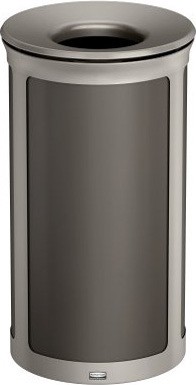 Poubelle décorative ronde à dessus ouvert ENHANCE, 33 gal #RB197017800 Poubelle décorative ronde à dessus ouvert ENHANCE, 33 gal #RB197017800