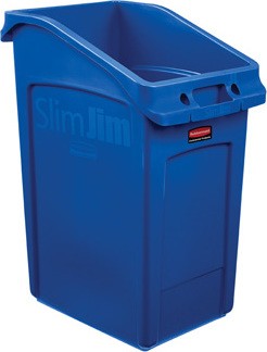 Slim Jim Under-Counter Recycling Container, 23 gal #RB202672500