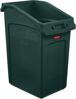 Poubelles pour matières organiques sous comptoir Slim Jim, 23 gal #RB202672600