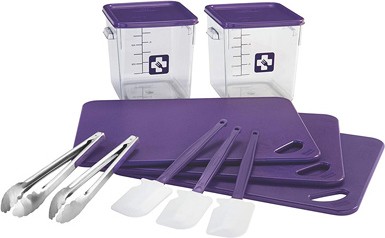 Kit pour service alimentaire Allergen, 12 morceaux #RB198114600