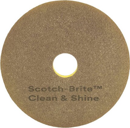 CLEAN AND SHINE Cleaning and Buffing Floor Pads 2 Sides #3M148049000 CLEAN AND SHINE Cleaning and Buffing Floor Pads 2 Sides #3M148049000