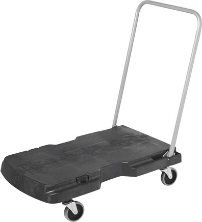 Triple Handling Cart Trolley Rubbermaid 440120 #RB440120BLA