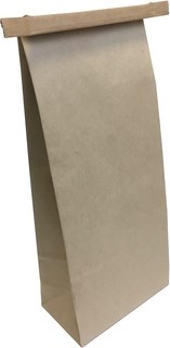 Sacs en papier brun à café avec attache #EC117004000 Sacs en papier brun à café avec attache #EC117004000