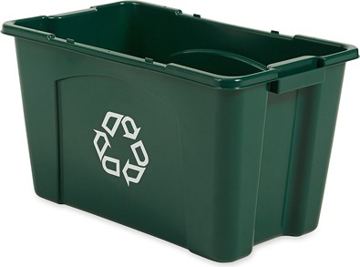 Resin Recycling Box, 18 gal #RB571873VER