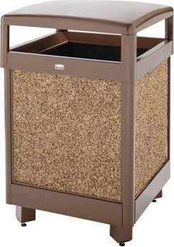 Aspen Outdoor Container with Stone Panels #RB38HT201PL