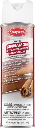 Cinnamon Fabric Deodorizer & Air Freshener #SW00162W000 Cinnamon Fabric Deodorizer & Air Freshener #SW00162W000