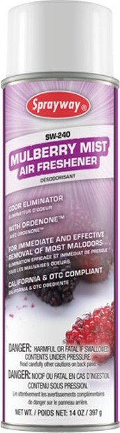 SW240 Mulberry Scented Aerosol Air Freshener #SW00240W000 SW240 Mulberry Scented Aerosol Air Freshener #SW00240W000