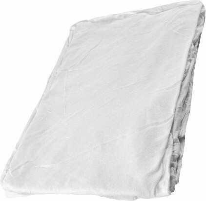 Chiffons en tricot de coton blanc lavé lisse #WIJTWW50000
