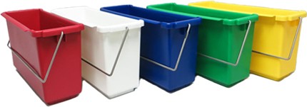 Seaux en plastique résistant TruCLEAN, 15 L #PX002215BLE Seaux en plastique résistant TruCLEAN, 15 L #PX002215BLE