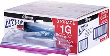 Storage Bags Ziploc 1 gal, 250 bags #SJ707641000