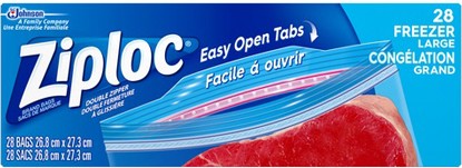 Large Size Freezer Bags Ziploc #TQ0JM309000