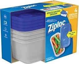 Compact Rectangle Containers Ziploc #PR700365000
