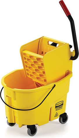 Side Press Bucket & Wringer Combo WaveBrake, 6.5 gal #RB748000JAU