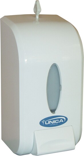 UnicaFoam 800, Distributeur manuel de savon à mains en mousse #QCD08000BLA