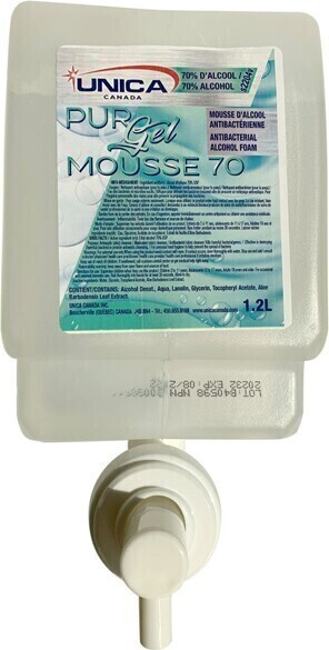 Mousse antibactérienne PURGEL MOUSSE 70 #QCS2204V000