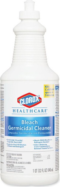 CLOROX Nettoyant désinfectant germicide à base d'eau de javel #CL068832000