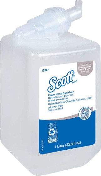 Alcool Free Foam Hand Sanitizer Scott® #KC012977000 Alcool Free Foam Hand Sanitizer Scott® #KC012977000