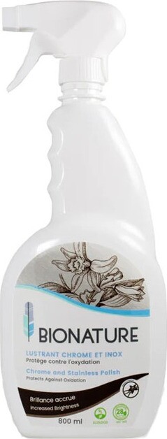 BIONATURE Lustrant chrome et inox #QCBIO302000 BIONATURE Lustrant chrome et inox #QCBIO302000