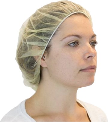 Bonnet à cheveux Jaune 24" TRAVEX #TQSDM171000