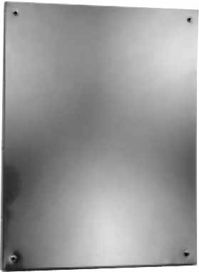 Miroir en acier inoxydable sans cadre B-1556 2436 #BO001556000