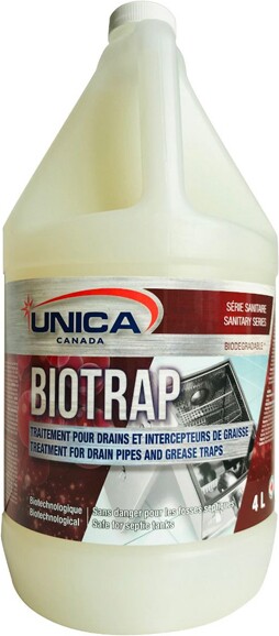 BIOTRAP Traitement pour drains et intercepteurs de graisses #QC00NTRP040