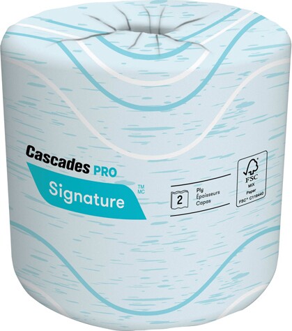 Papier de toilette Signature #B625, 2 plis, 48 x 400 par caisse #CC00B625000