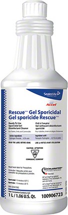 Sporicidal Gel Disinfectant Cleaner Diversey Rescue #JH100906723