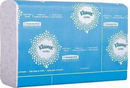 46321 KLEENEX Essuie-mains plis multiples blanc 16 x 150 feuilles #KC046321000