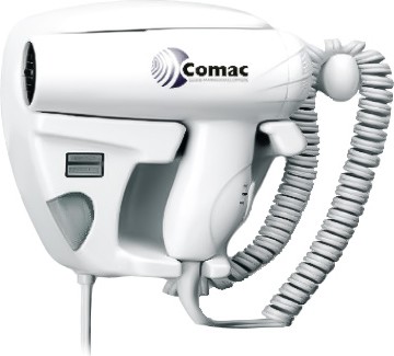 Sèche-cheveux mural silencieux turbo avec lampe veilleuse COMAC #NVC00011033 Sèche-cheveux mural silencieux turbo avec lampe veilleuse COMAC #NVC00011033