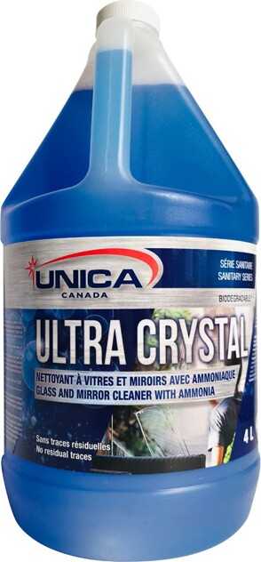 ULTRA CRYSTAL Glass and Mirror Cleaner with Ammonia #QC00NULC040 ULTRA CRYSTAL Glass and Mirror Cleaner with Ammonia #QC00NULC040