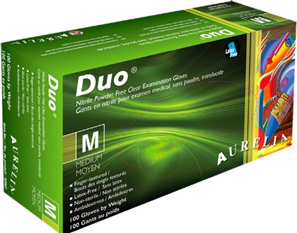 Aurelia Duo Nitrile Powder-Free Examination Gloves #SE929880000