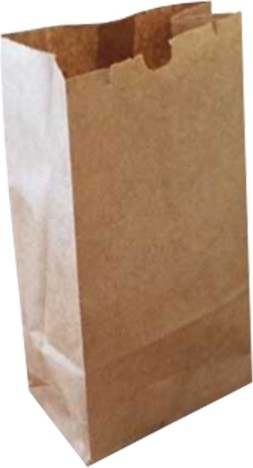 Brown Paaper Bag For a Food Industry Use #EC100003000