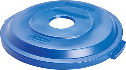 BRUTE Couvercle pour le recyclage des canettes et bouteilles 32 gal #RB178837600