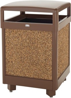 Aspen Outdoor Container with Stone Panels #RB48HT201PL
