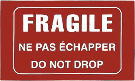 Étiquettes pour traitement spécial FRAGILE PA997 #TQ0PA997000 Étiquettes pour traitement spécial FRAGILE PA997 #TQ0PA997000