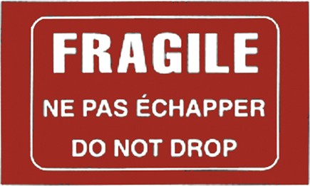 Étiquettes pour traitement spécial FRAGILE PA997 #TQ0PA997000