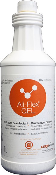 ALI-FLEX GEL Chlorinated Disinfectant Cleaner for Toilet Bowl #LM009640121 ALI-FLEX GEL Chlorinated Disinfectant Cleaner for Toilet Bowl #LM009640121