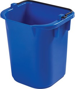 Heavy Duty Pail for Cleaning Carts, 1.25 gal #RB185737600