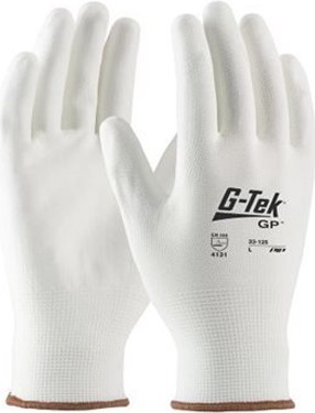 Gloves in White Polyurethane G-Tek #TQSGW472000