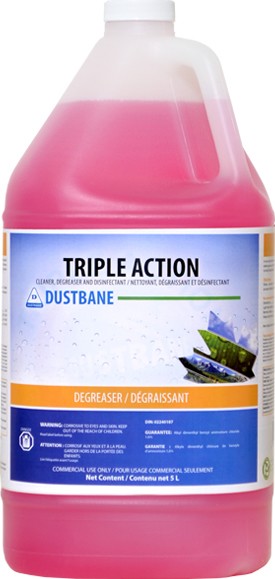 Nettoyant dégraissant et désinfectant TRIPLE ACTION, 5L #EC970715400