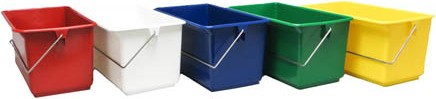 TruCLEAN Resistant Plastic Buckets, 22 L #PX002222BLE TruCLEAN Resistant Plastic Buckets, 22 L #PX002222BLE