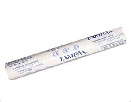 Tampons hygiéniques réguliers pour distributrice Tampax, 500/cs #EM169033640