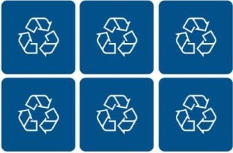 Recycling Labels Waste Watcher #BU100208000