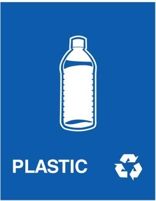 Étiquettes de recyclage Waste Watcher, Colorés #BU103834000