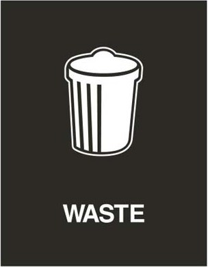 Recycling Labels Waste Watcher, Colored #BU103838000